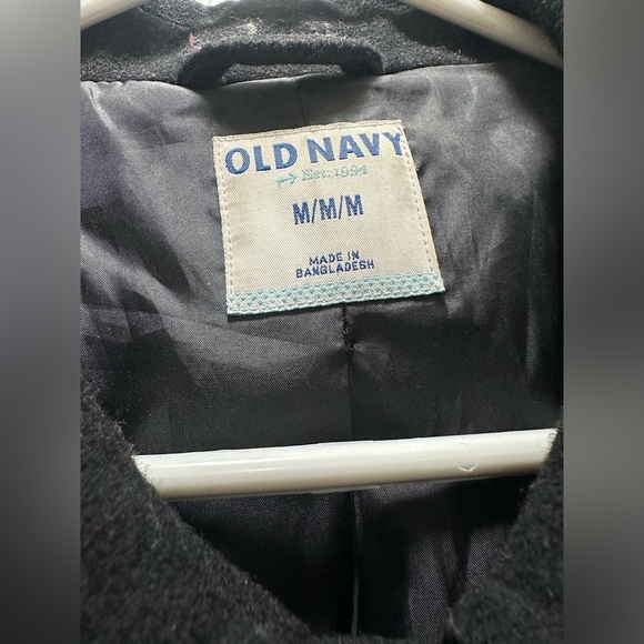 Old Navy Women's Classic Wool-Blend Peacoat | size M - Picture 3 of 7